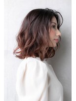 カバーヘア イヴ 戸頭店(COVER HAIR EVE)&nbsp;外国人風オンブレ大人ガーリーボブパーマ309Y戸頭20代30代40代