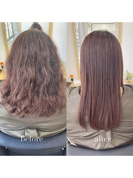 リアン 四条大宮店(Lien) 『髪質改善』ストレートエステ（縮毛矯正）（リタッチ可）
