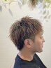 メンズカット+ツイストスパイラルパーマ＋選べるヘアケア¥13530⇒11550