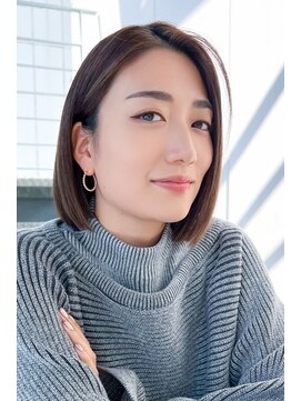 リド 館出店(LIDO) くびれボブ＊チョコレートブラウン