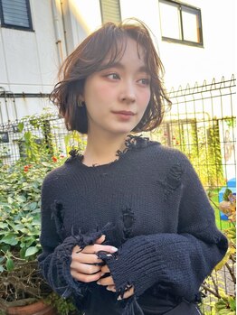 アンサム 経堂店(UNSOME)の写真/【カット￥3500】マンツーマンで仕上げてくれる再現性＆美シルエットが人気◎大人可愛いヘアならココ！