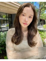 ローウェ 二子玉川(Louwe)&nbsp;ボブ/大人かわいい/フェザーバング/透け感グレージュ