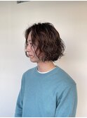 men's bob × perm