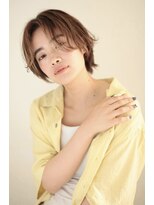 ファム(Fam) パーマ　ショート　ハイライト　ベージュ　代官山　恵比寿　渋谷