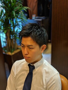 ヘアーモードキクチ 日本橋三越前店 社会人にオススメ!!アップバングスタイル