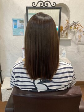 コルテ 倉敷西坂店(CoRte.) ストレートパーマ/縮毛矯正/ツヤ髪/セミロング/髪質改善/韓国