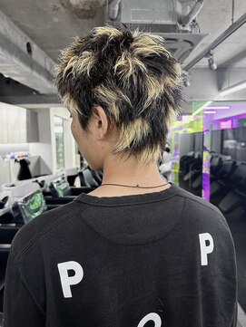 レコ 渋谷(LECO) スパイキーショートハイライトデザインカラー