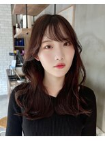 メゾンドムニ 恵比寿(Maison de MUNi)&nbsp;【透明感♪韓国風エギョモリ】シースルーバング大人可愛い小顔