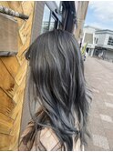 アッシュシルバーグレー夏ハイトーンカラーハイライト札幌美容室