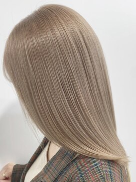 デート 原宿(DATE) ミルクティーカラー/ダブルカラー/ケアブリーチ/髪質改善/原宿