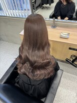 ペレ 栄 アネックス(PELE栄ANNEX) 韓国 くびれロング レイヤー ワンホンヘア 小顔前髪