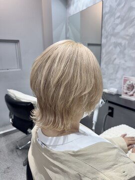 キリカ 新宿東口(KIRIKA) 【KIRIKA/横澤】愛されウルフ/ブロンドミルクティー