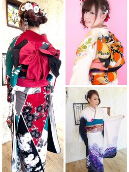 ヘアーデザイン アヴニール(hair design AVENIR)の写真/8月1日より2026年成人式予約受付開始！着付けからヘアセットまでトータルでお任せ下さい♪
