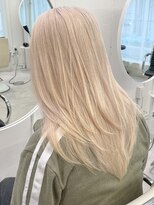 ミーム 原宿 表参道(meme)&nbsp;!ダブルカラーホワイトブロンド金髪ホワイトベージュ#原宿