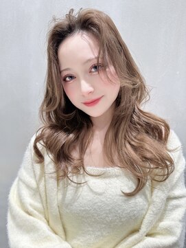 ロンド ジュルード 名古屋(Lond jeloud) 大人韓国 ベージュブラウン 透明感カラー