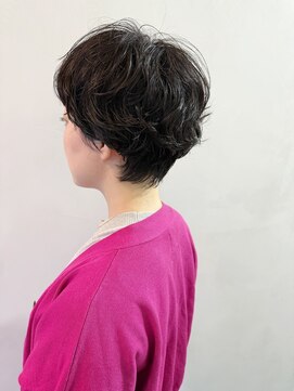 ラトリエコンタン(L´atelier Content) 【asuka】くしゅくしゅパーマ　大人かわいい　グレージュ