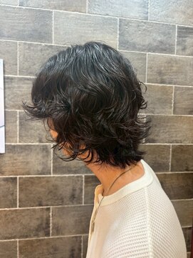 ルーム リシェール 南越谷店(Room RICHAIR) 前髪/マッシュウルフ/インナーカラー/北越谷/パーマ/ショート