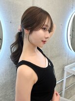 アリュウル 表参道 青山(Allure)&nbsp;アレンジが可愛くなるお顔周りのカット＊