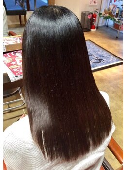 ヘアー ステージ ギヴ HAIR STAGE Give 弁天町店の写真/SNSで話題の髪質改善!酸熱トリートメント(Oggiotto)で髪の内部からしっかり補修♪