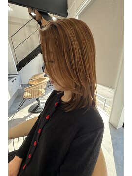 大人セミロングレイヤーカット/圧倒的技術のレイヤーカット