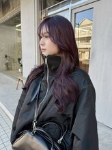 イン(in.) 暗め透け感カラー/暖色カラー/顔まわりレイヤー