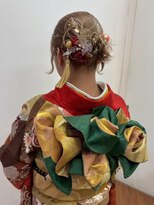 アカネ(Akane)&nbsp;成人式ヘアセット　振袖着付け　10代 20代
