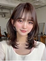 レリーアンテ 大阪梅田(Rely ante)&nbsp;レイヤーカット　顔まわり　韓国風