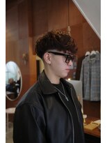 エディ(Edy)&nbsp;メンズパーマスペインカール刈り上げスキンフェード外国人風