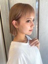 プール(POOL)&nbsp;【本山貴志】人気ハイトーンベージュダブルカラーボブ