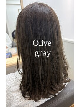 フレイムス ヘアアンドリラックス 東川口店(Frames hair&relax) オリーブグレージュカラー