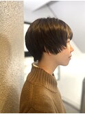 マッシュショート×顔まわりレイヤー【青葉台】