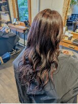 ヘアードレスビュー(hair dress V.I.E.W)&nbsp;ロングのレッドブラウン