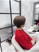 白髪ぼかし脱白髪染め/脱白髪染めハイライト/透明感