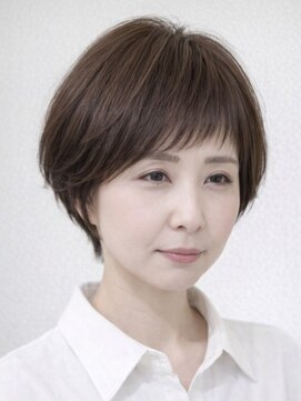 クロム(CHROM) 40代50代60代ショート白髪ぼかしハイライト髪質改善/入間