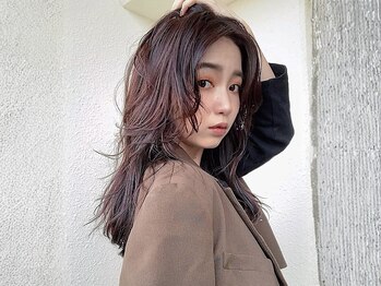 ルモア(RUMOR)の写真/【デザインカット+カラー+トリートメント￥9980】髪質改善で艶髪が叶う◆前髪/顔周りカットで垢抜けStyle◎