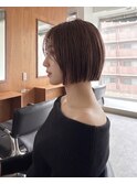 切りっぱなしボブ