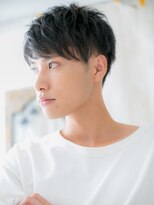 モッズヘアー メン 戸田公園店(mod's hair men)&nbsp;くせ毛風フルバングブラック束感ビジカジルーズショートi戸田