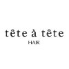 テテアテテ ヘアー(tete a tete HAIR)のお店ロゴ