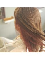 スプーン(SPOON)&nbsp;インナーカラーです。ピンクです。