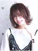 "Ratie"ウェットミディ1/ロブヘア/ボブレイヤー