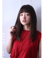 ブラウヘアアンドケア(care)&nbsp;湿気に負けない艶髪ストレートスタイル　　※