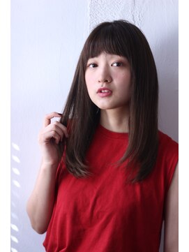 ブラウヘアアンドケア(care) 湿気に負けない艶髪ストレートスタイル　　※