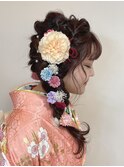 サイド編みおろし