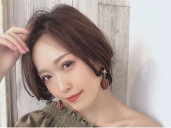 ヘアーメイクガーデン(hair&make garden)の写真/【駐車場7台】ショートヘアなら"garden"へ★得意な骨格修正カットで髪質に合わせたスタイルをご提案♪