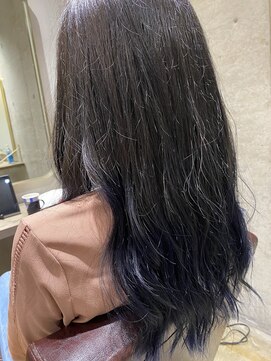 エイト 上野店(EIGHT ueno) EIGHT ueno【工藤】グラデーションカラー/ネイビーブルー