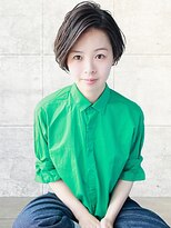 ヘアーアンジェ 南矢野目店(Hair ange)&nbsp;小顔ショート×ブランジュカラー×ハイライトカラー×イルミナ