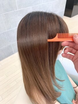 サンクレポ 髪質改善/ナノリペアストレート(縮毛矯正) 店長山下