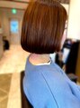 アグ ヘアー アール 和歌山ガーデンパーク駅前店(Agu hair ar)&nbsp;ぱつっとボブは首元をキレイにみせますよ♪