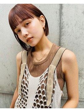 ガレージ バイ グリーン 原宿 表参道(Garage by green) 【loki】マッシュボブ×ココアブラウン