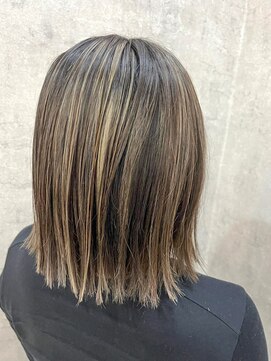 テトテ 三宮店(Tetote) / バレイヤージュ　グレージュカラー/ ヘルシースタイル /